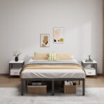 URKV Metal Bed Without Mattress King Size Without Storage Palang | Heavy Duty Wrought Iron King Cot Bed for Bedroom - Image 7