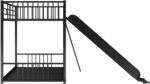 Kids Metal Bunk Bed Twin Over Twin with Slide – Heavy Duty Steel Frame, Guardrails & Ladder | - Image 7