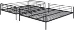 Metal Twin Over Full Bunk Bed for Kids – Heavy Duty Metal Frame with Safety Guardrails & Ladder | - Image 4
