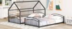 Metal Bunk Bed for Kids | Twin Over Twin Metal Bunk Bed with Slide for Bedroom - Image 4
