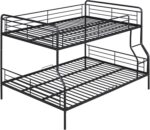 Metal Twin Over Full Bunk Bed for Kids – Heavy Duty Metal Frame with Safety Guardrails & Ladder | - Image 8